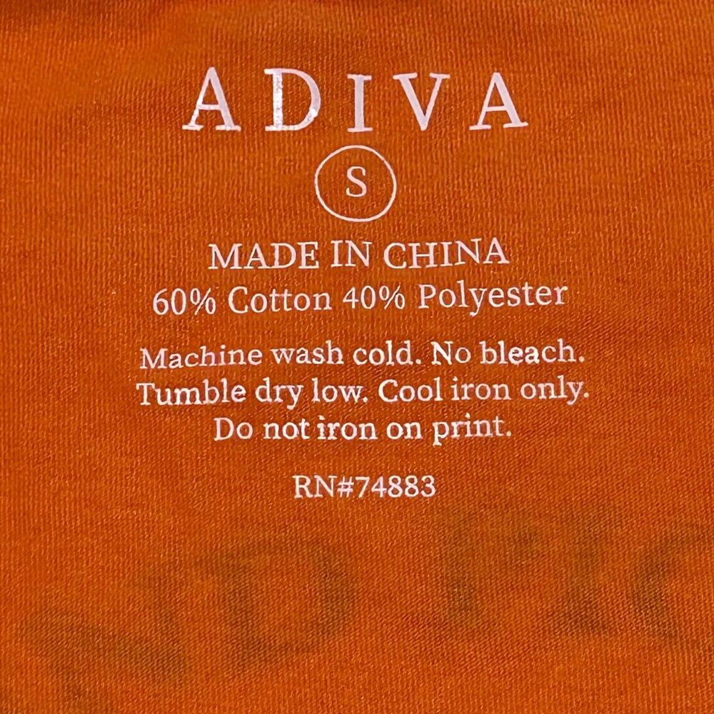 NEW Women's Sz Sm "Hand Picked Farm Fresh Pumpkins" Adiva Thanksgiving Shirt - Picture 6 of 8